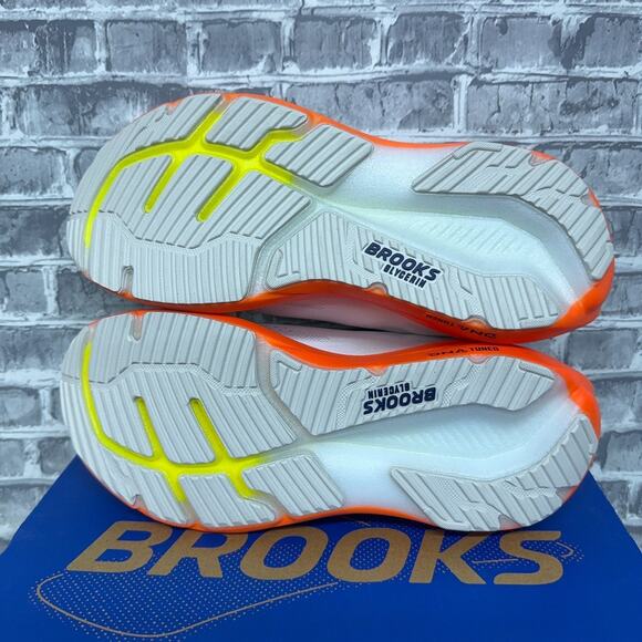 Brooks Glycerin 23 White Navy Orange Running 110476-1D-177 Mens Size 10.5 New main image 6